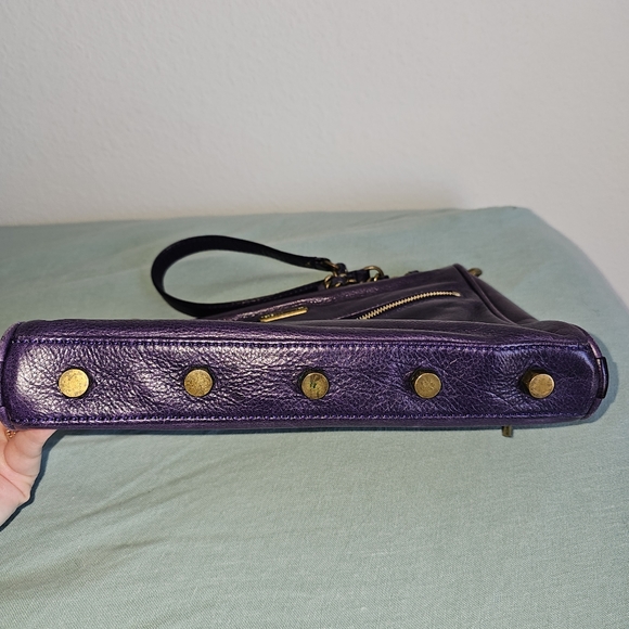 Rebecca Minkoff 5 Zip MAC Eggplant Purple Crossbody - Picture 15 of 17